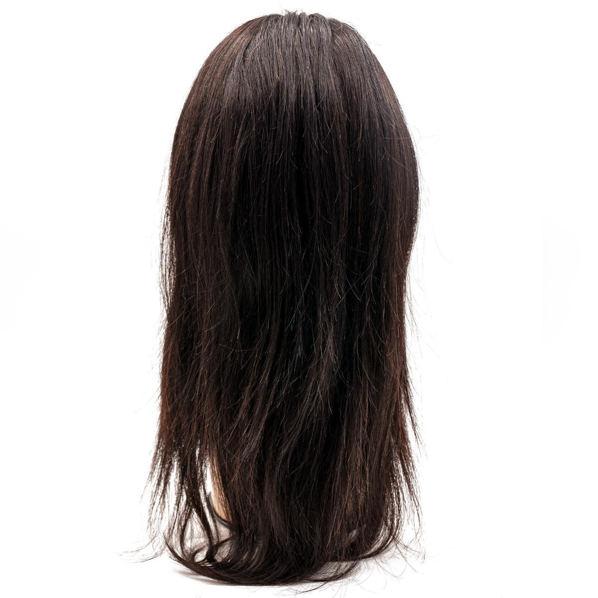 Straight Mono Lace Front PU Medical Wig