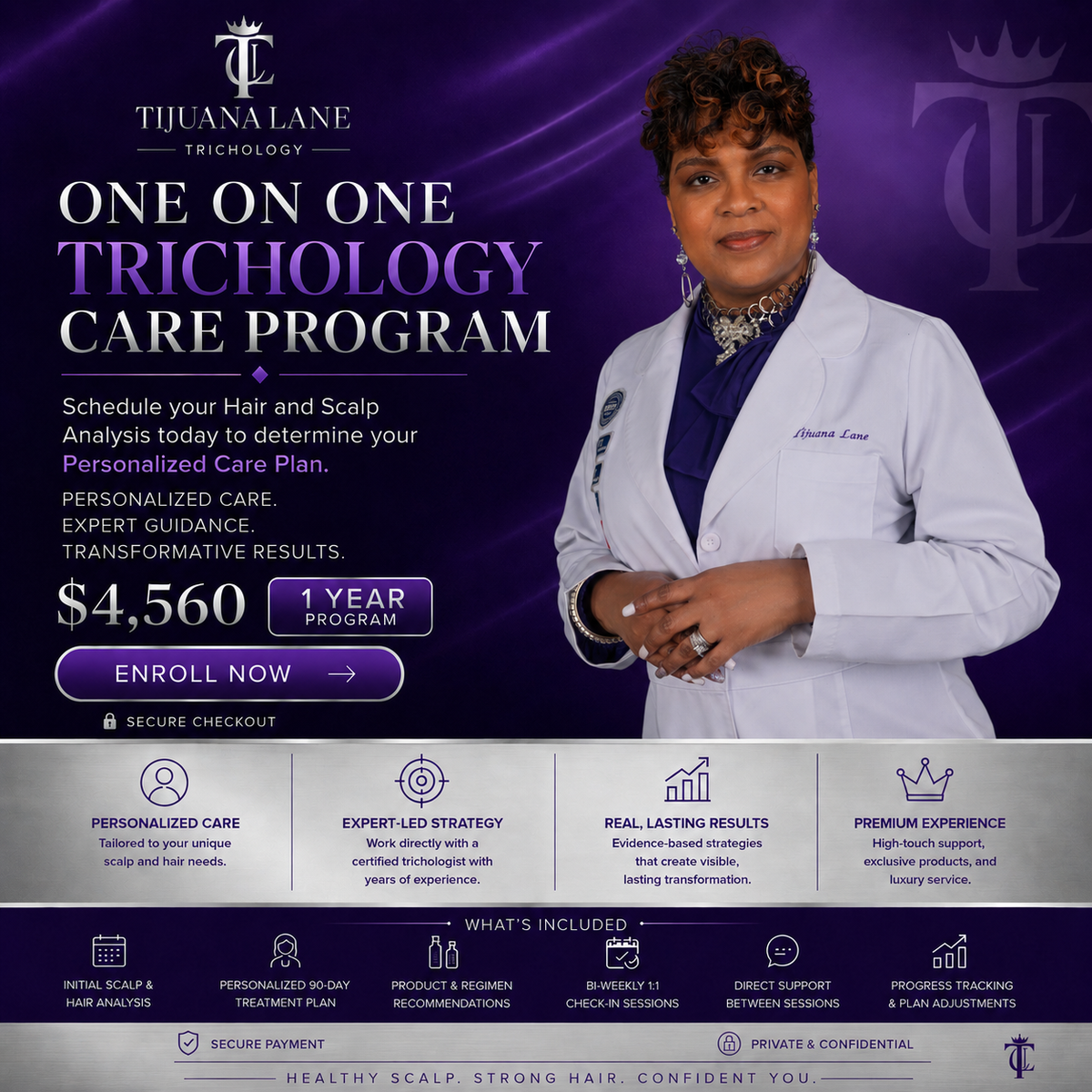 One on One Trichology Care Program